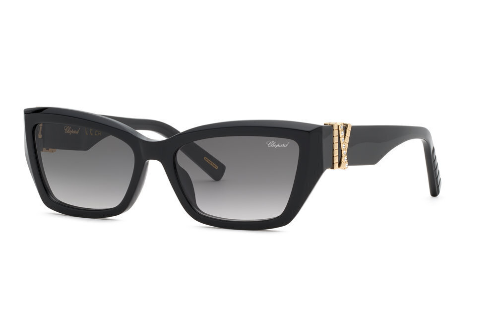 CHOPARD SUN SCH416S Sunglasses BLACK W SMOKE GRADIENT (700S) 57mm
